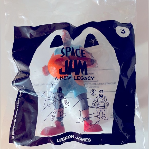 Space Jam Legacy Lebron James McDonald’s Happy Meal Kid’s Toy Collectible - Picture 1 of 2